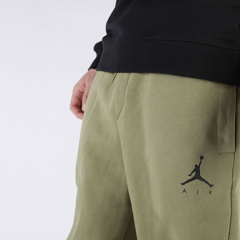мужские зеленые брюки Jordan Jumpman Air 940172-375 - цена, описание, фото 2